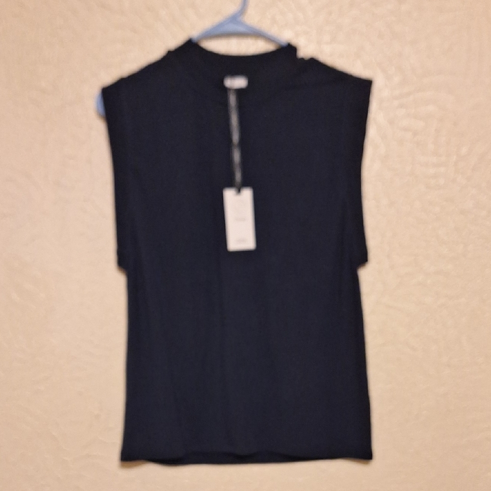 Elegant Black Sleeveless Top